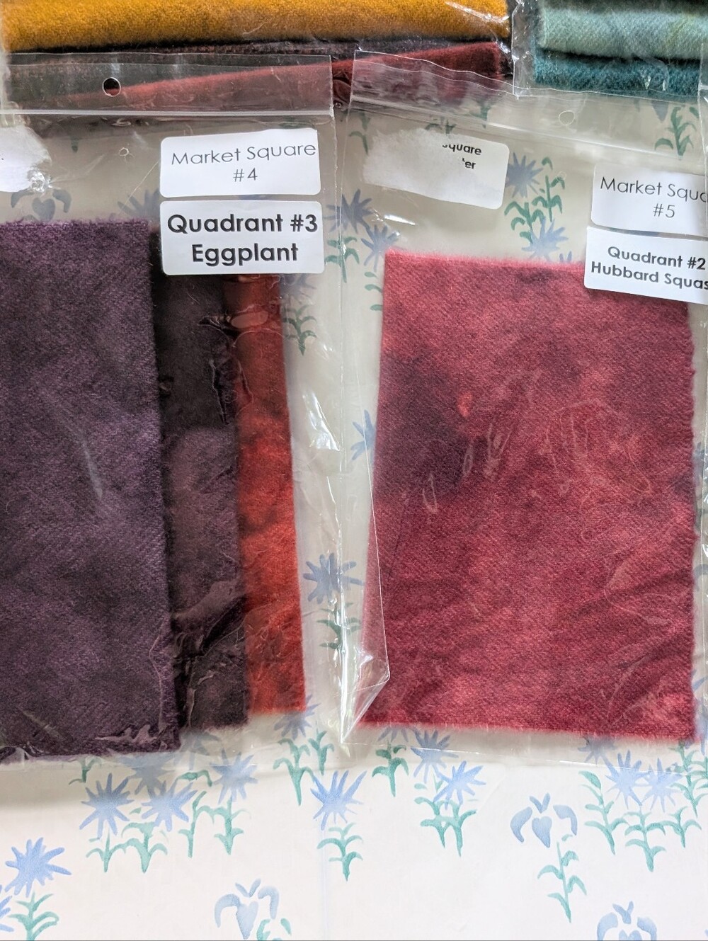 Granny's Legacy Patterns Market Square Wool Kits NEW Woolly Mammoth Hand Dyed - Picture 4 of 6